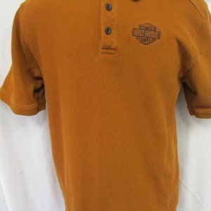 Harley Davidson men's knit polo collared shirt Large